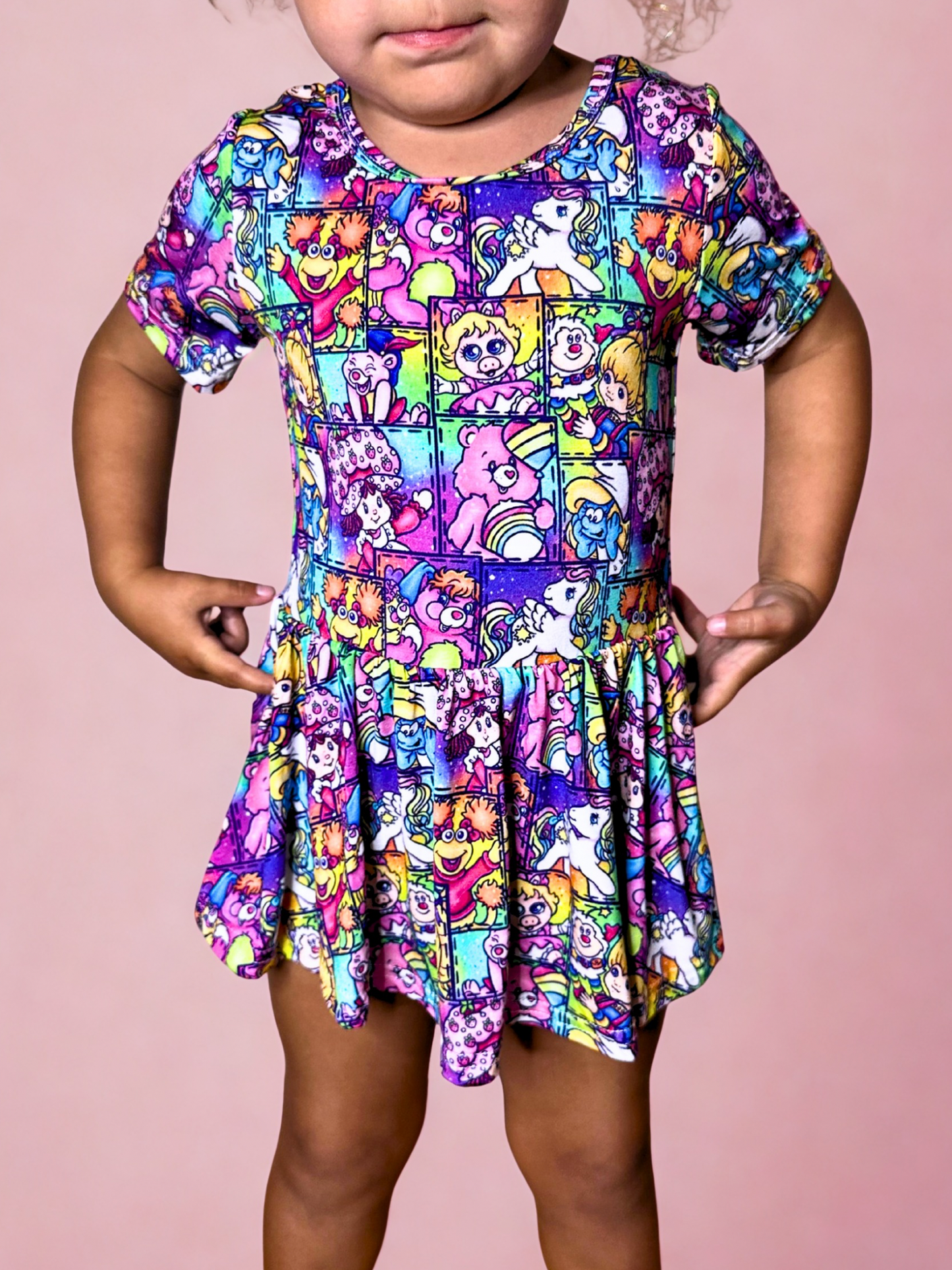 OG Mashup Bamboo Twirl Dress with snaps