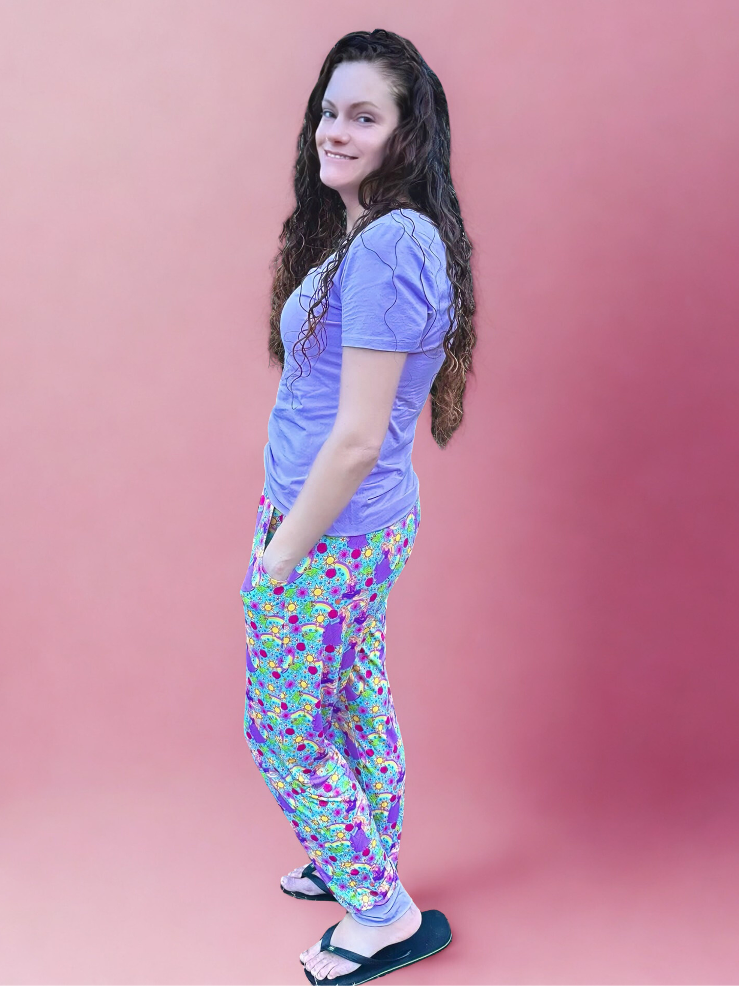 Besties in Bloom Adult Bamboo Joggers