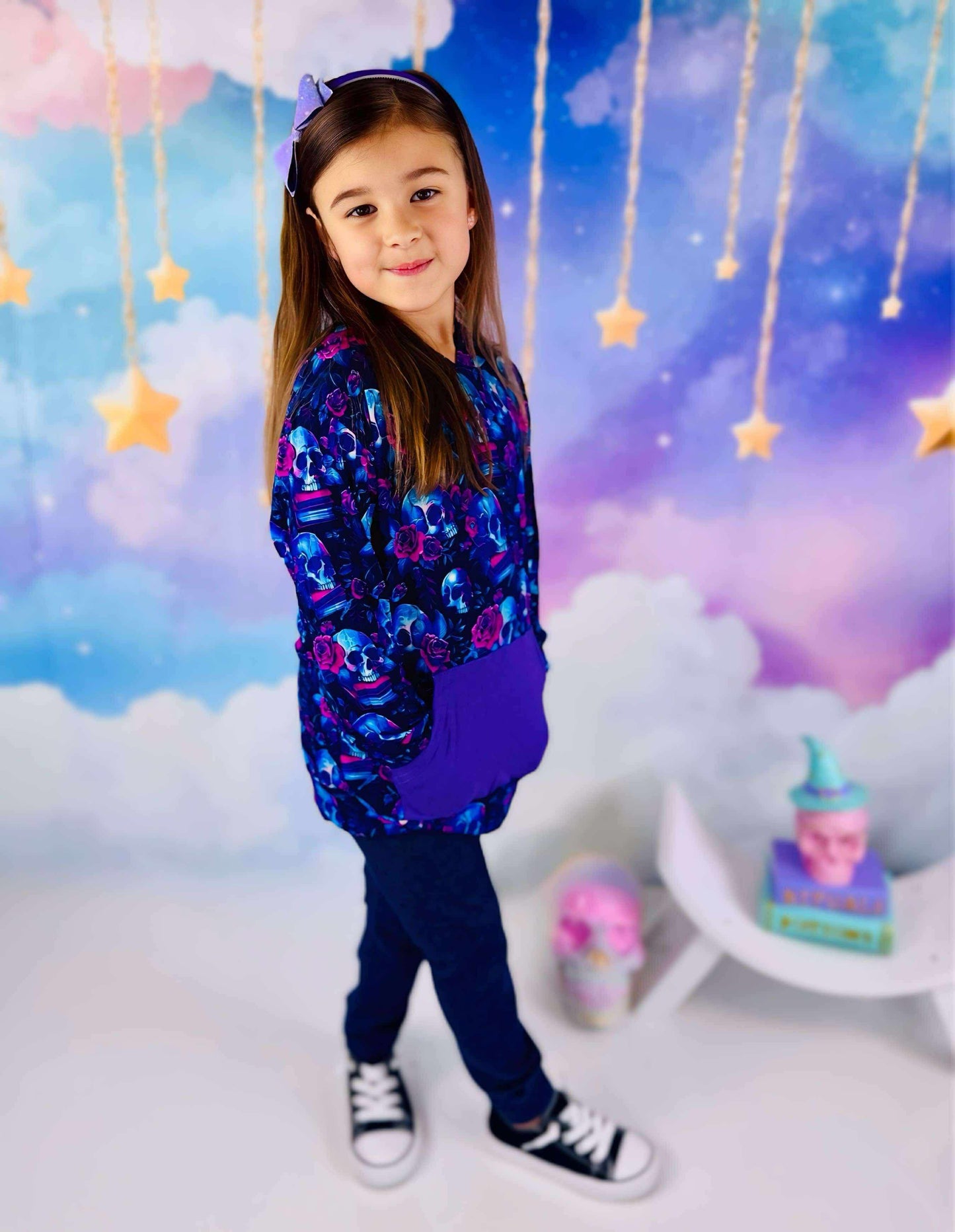 Poison Petals Bamboo Toddler/Big Kid Hoodie