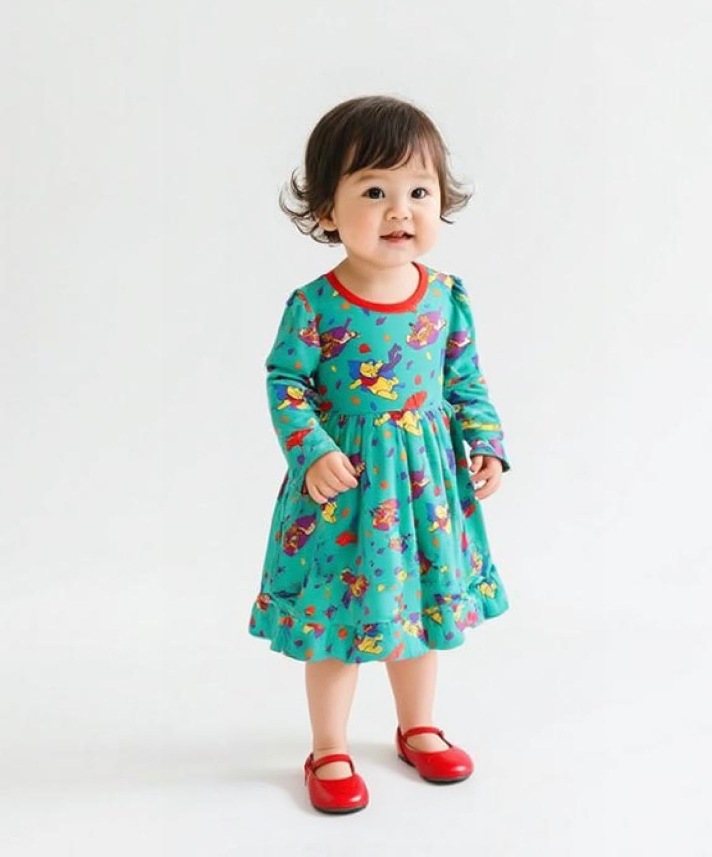 Retro Breeze Bamboo Twirl Dress (pre order)