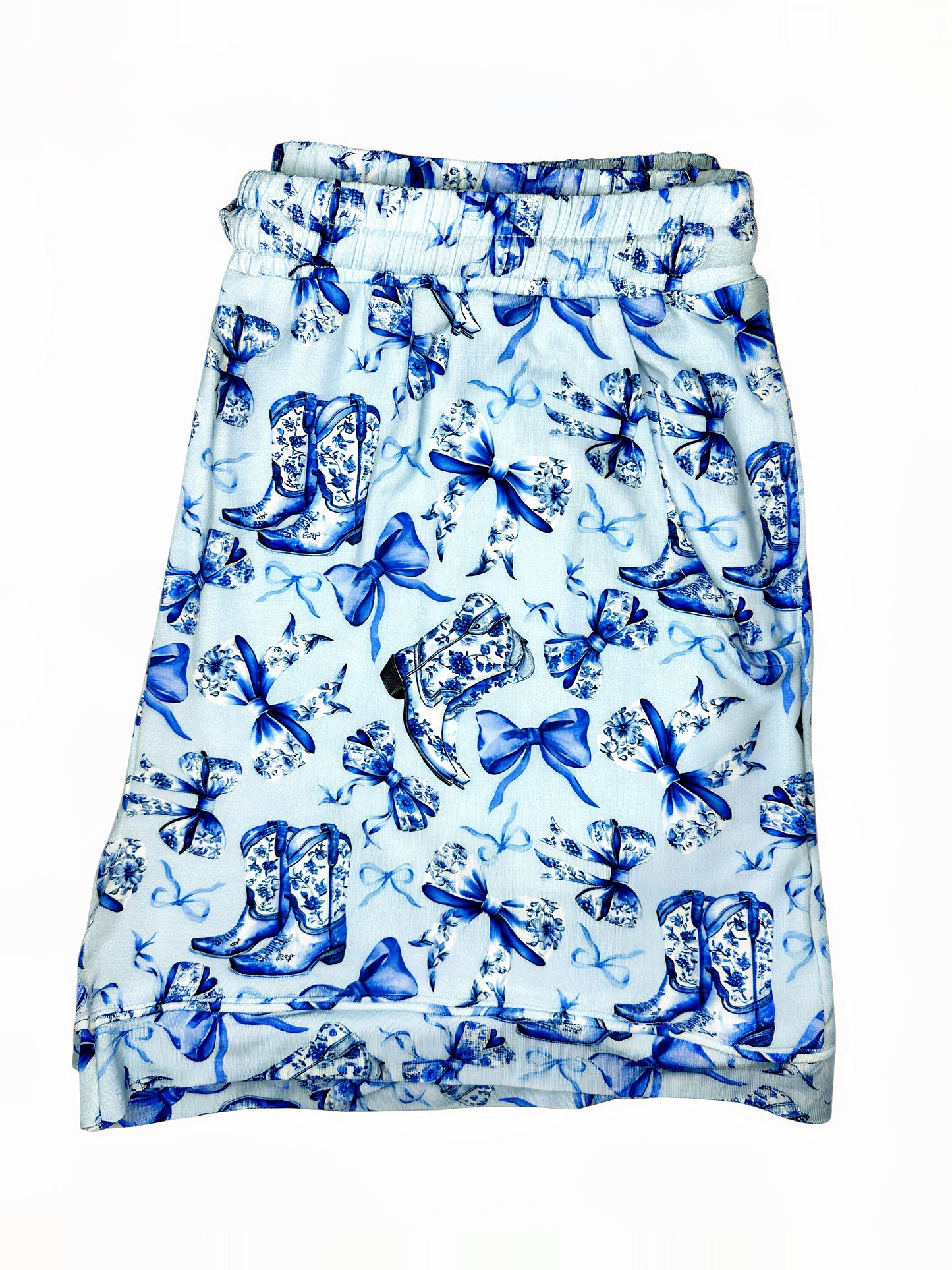 Boots & Bows Adult Bamboo Shorts