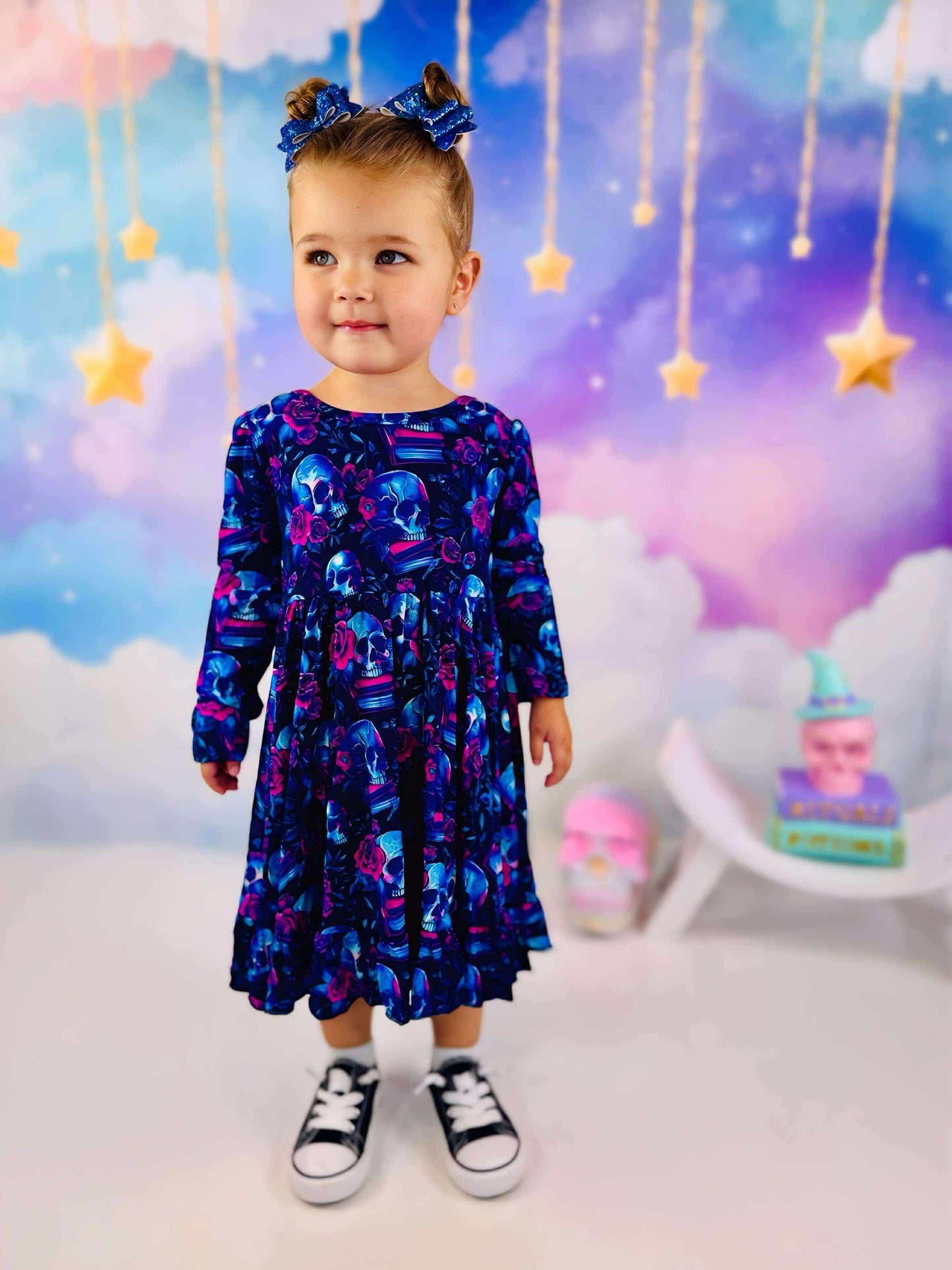 Poison Petals Bamboo Twirl Dress