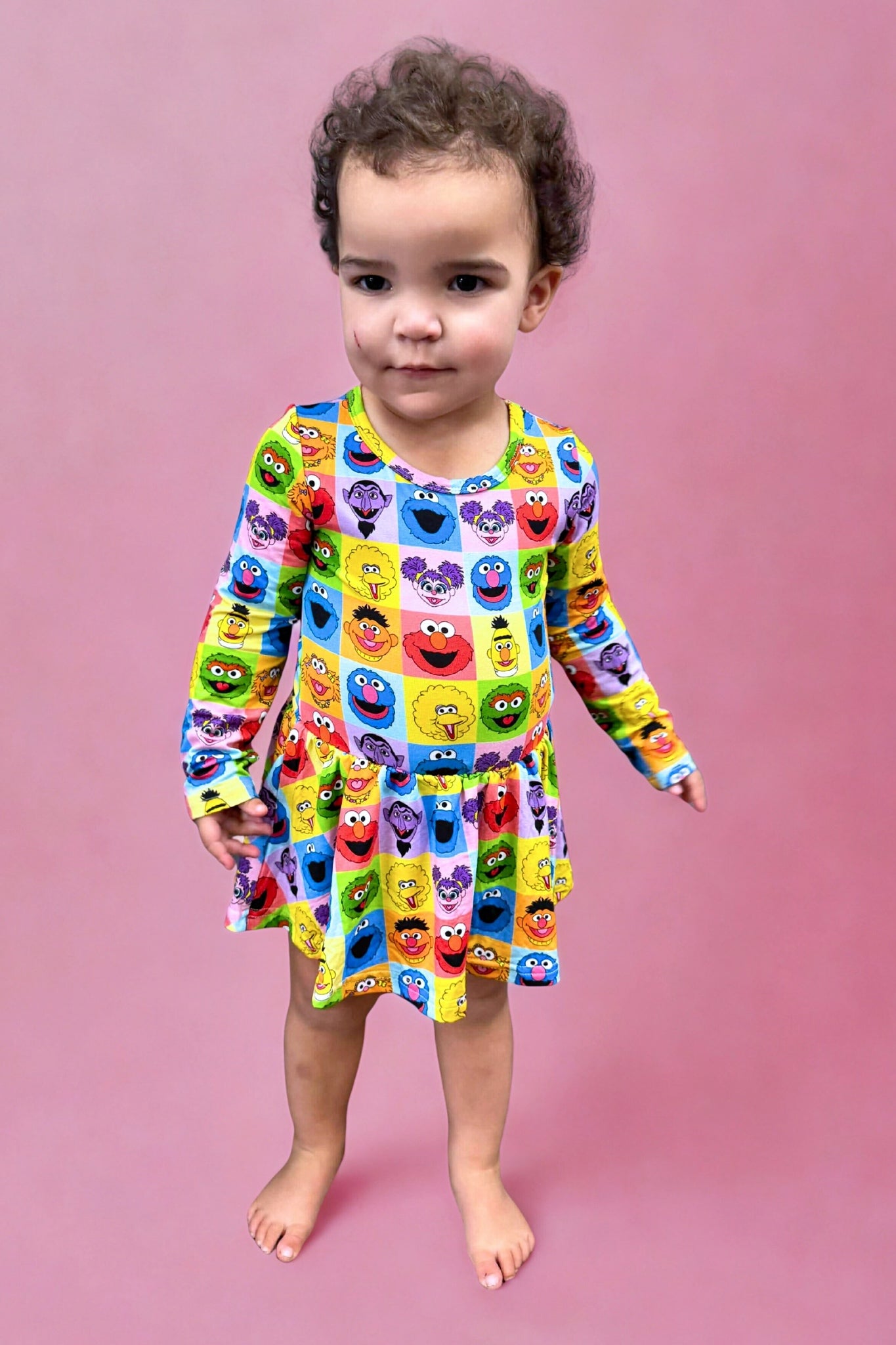 Puppet Pals Bamboo Twirl Dress with Bodysuit
