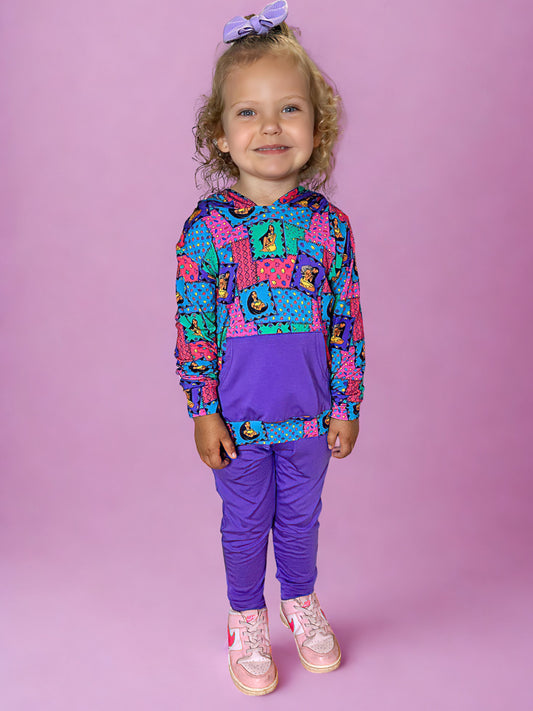 Retro Remix Bamboo Toddler Hoodie