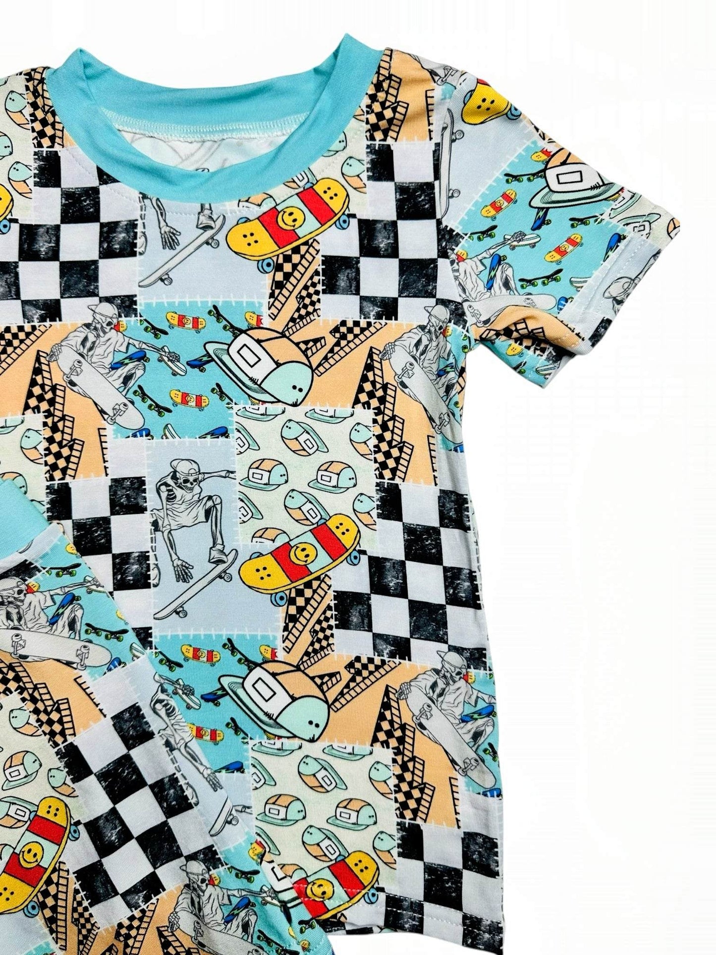 Skater Boy Bamboo Two Piece Short Sleeve & Short Set