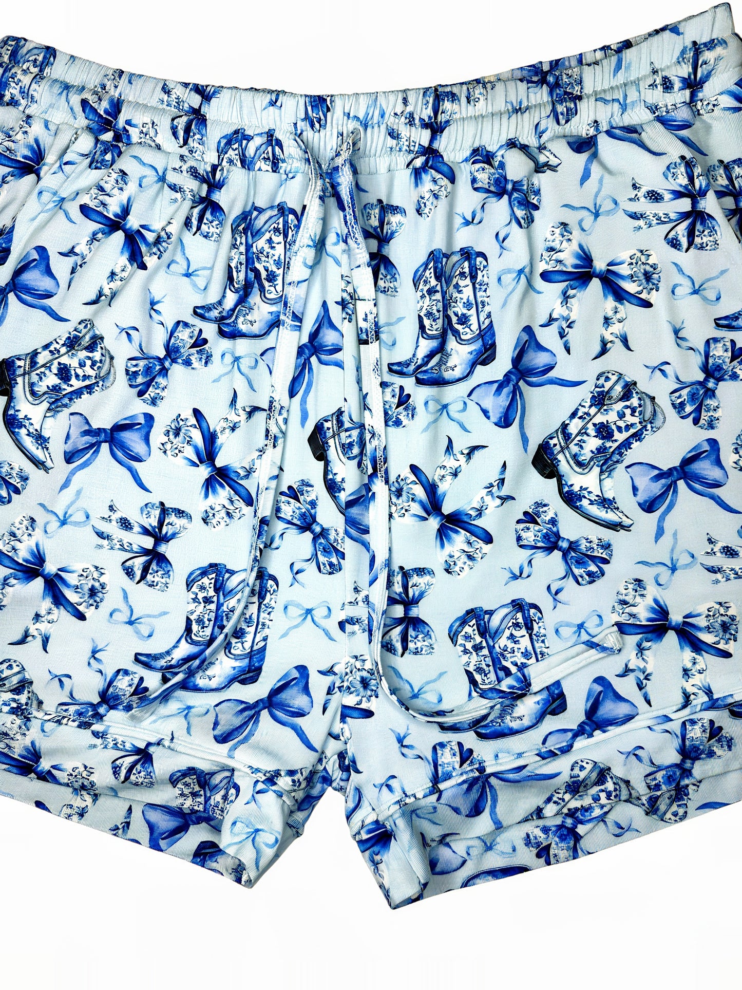 Boots & Bows Adult Bamboo Shorts