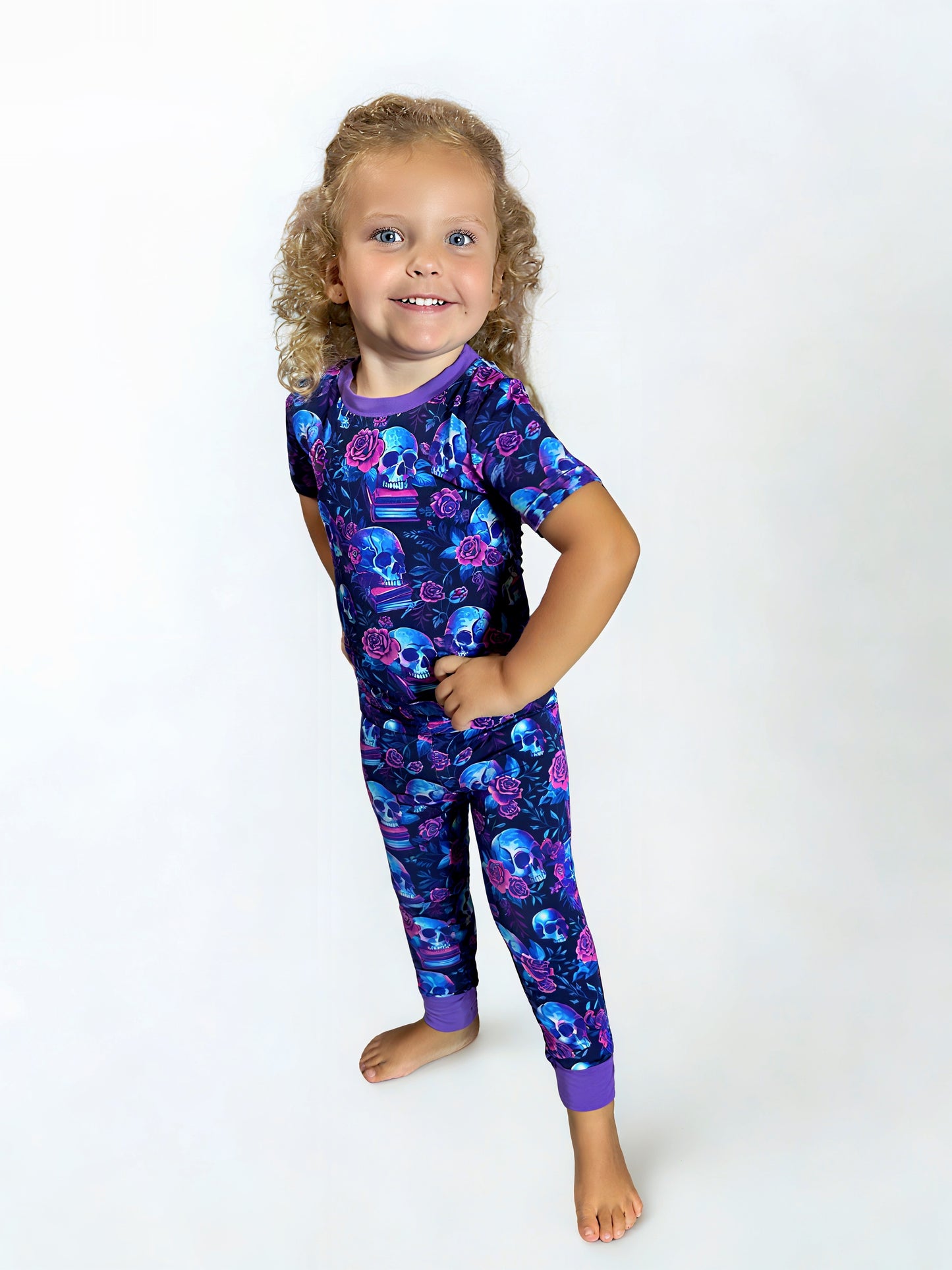 Poison Petals Bamboo Two Piece Pajama Set