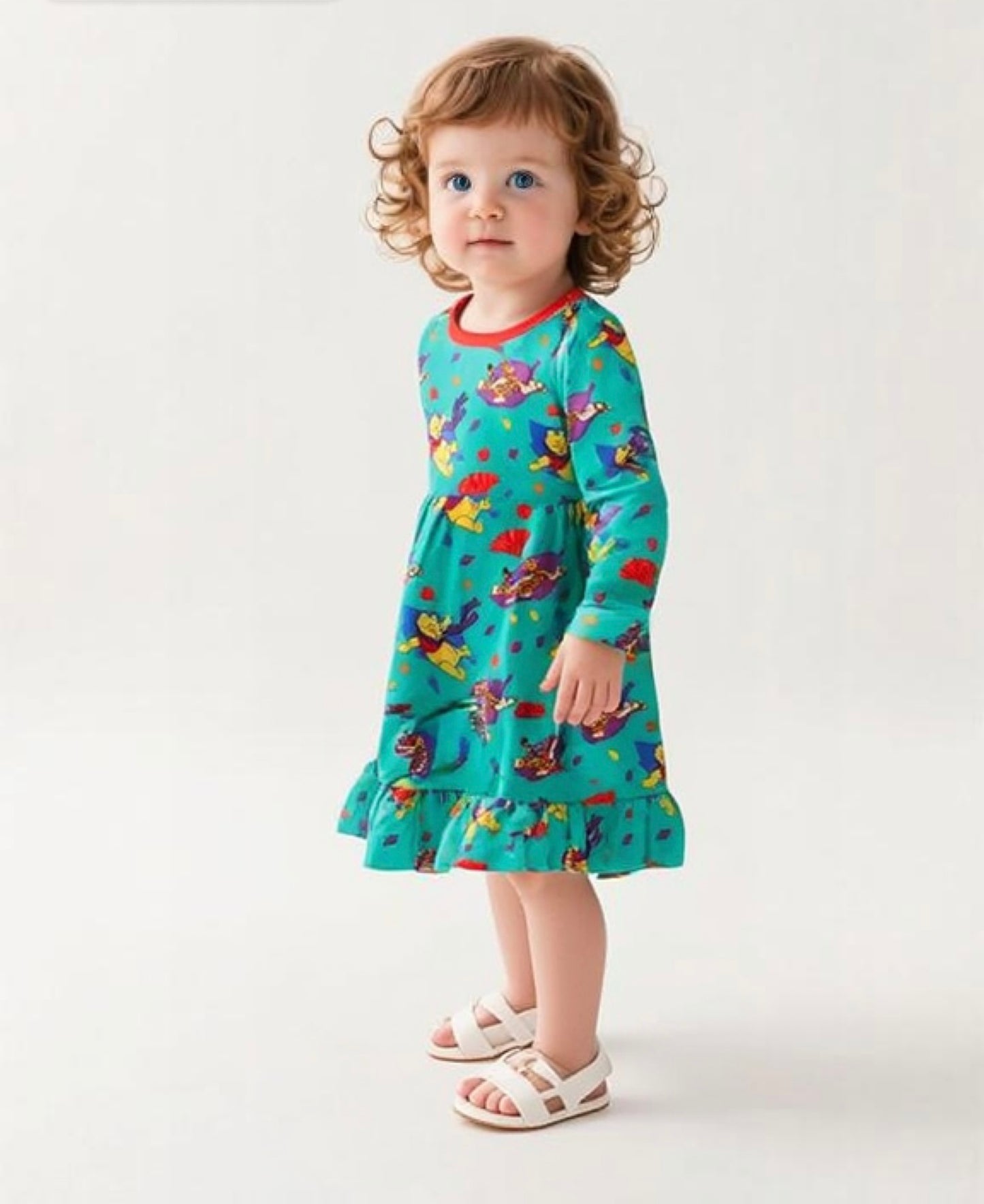 Retro Breeze Bamboo Twirl Dress (pre order)