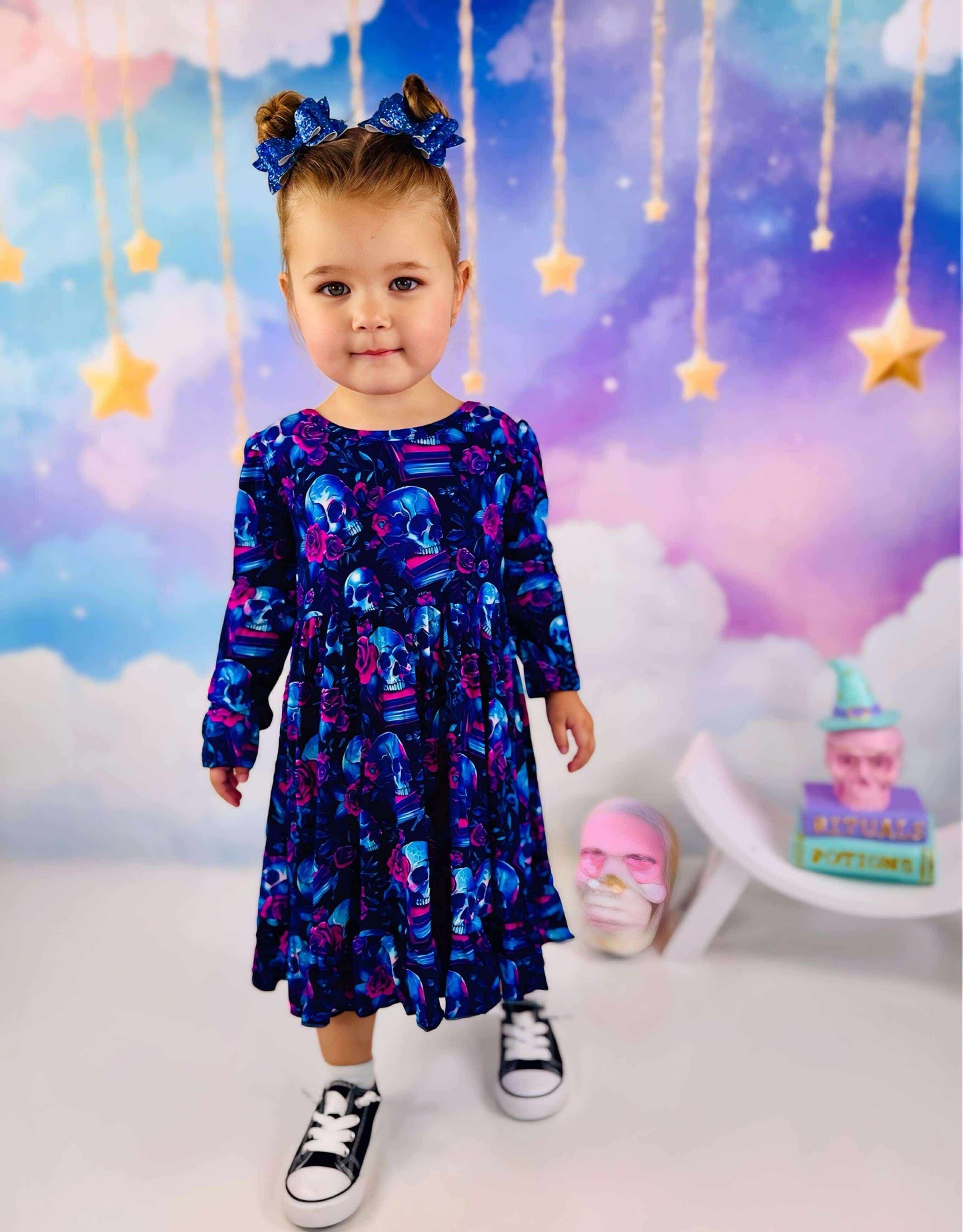 Poison Petals Bamboo Twirl Dress