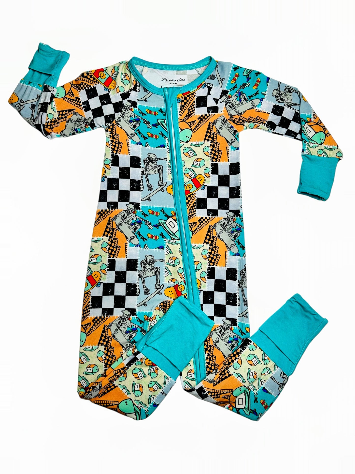 Skater Boy Bamboo Romper