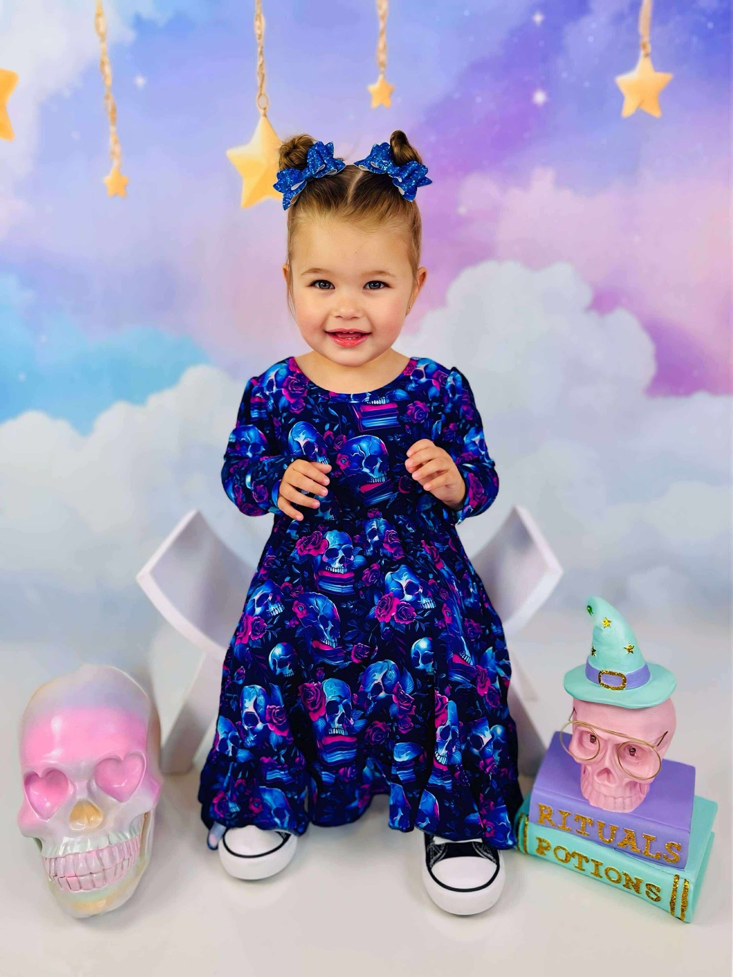 Poison Petals Bamboo Twirl Dress