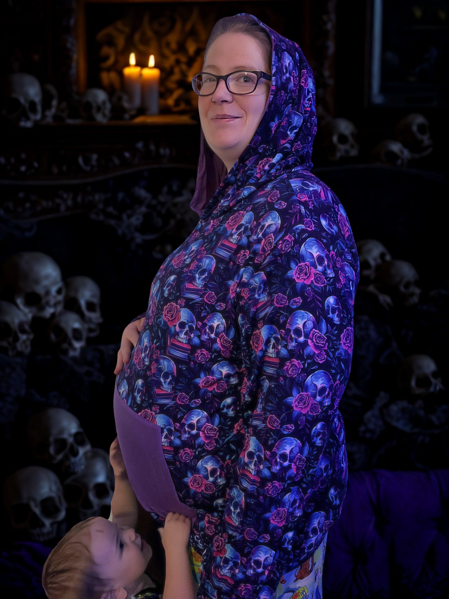 Poison Petals Adult Bamboo Hoodie