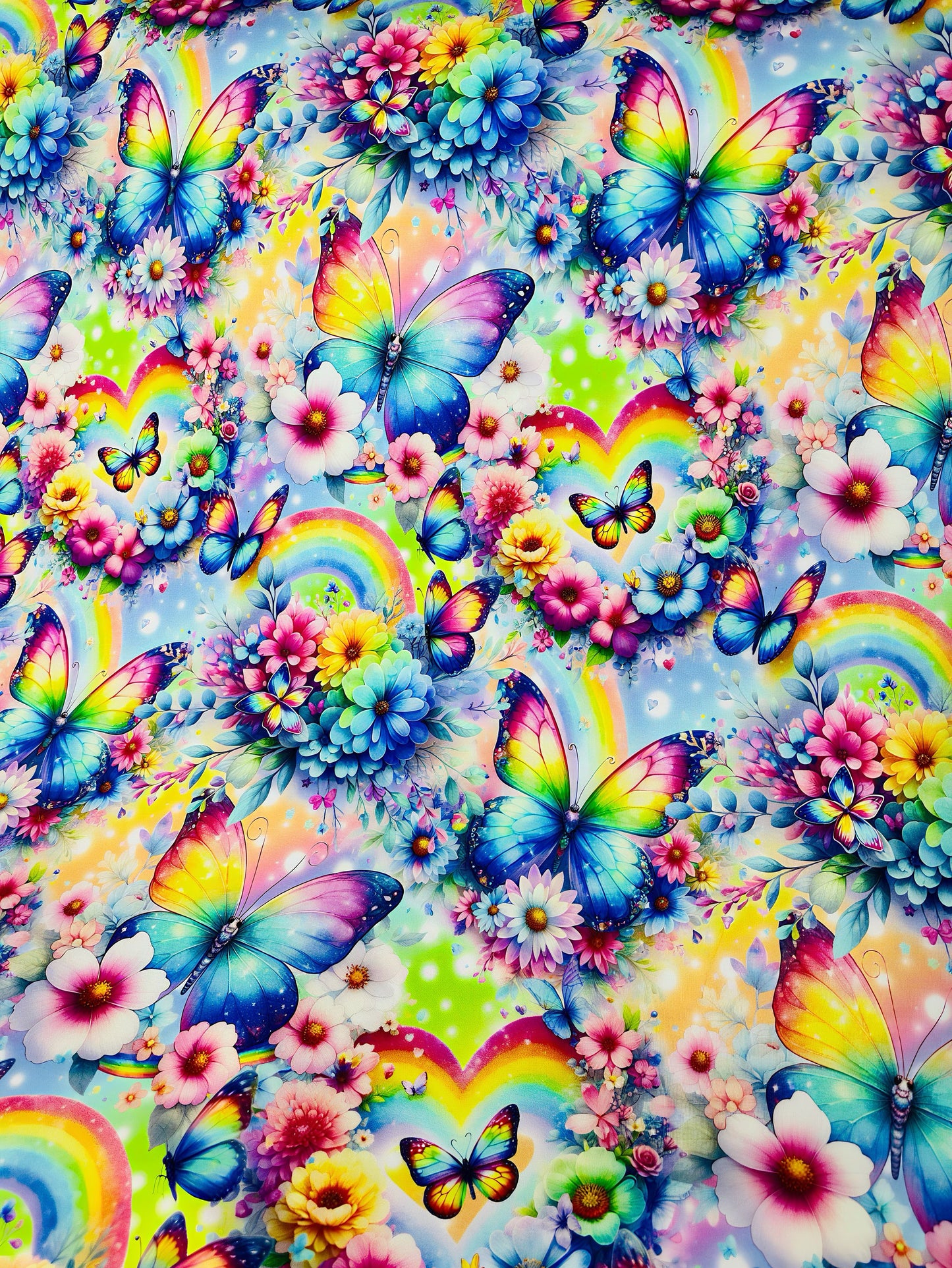 Rainbow Flutters Bamboo Blanket