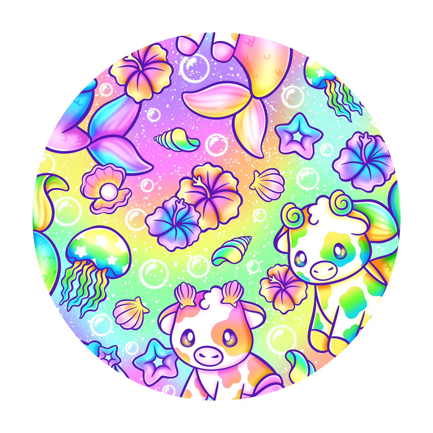 Moomaid Bamboo Short Sleeve & Shorts Two Piece Set