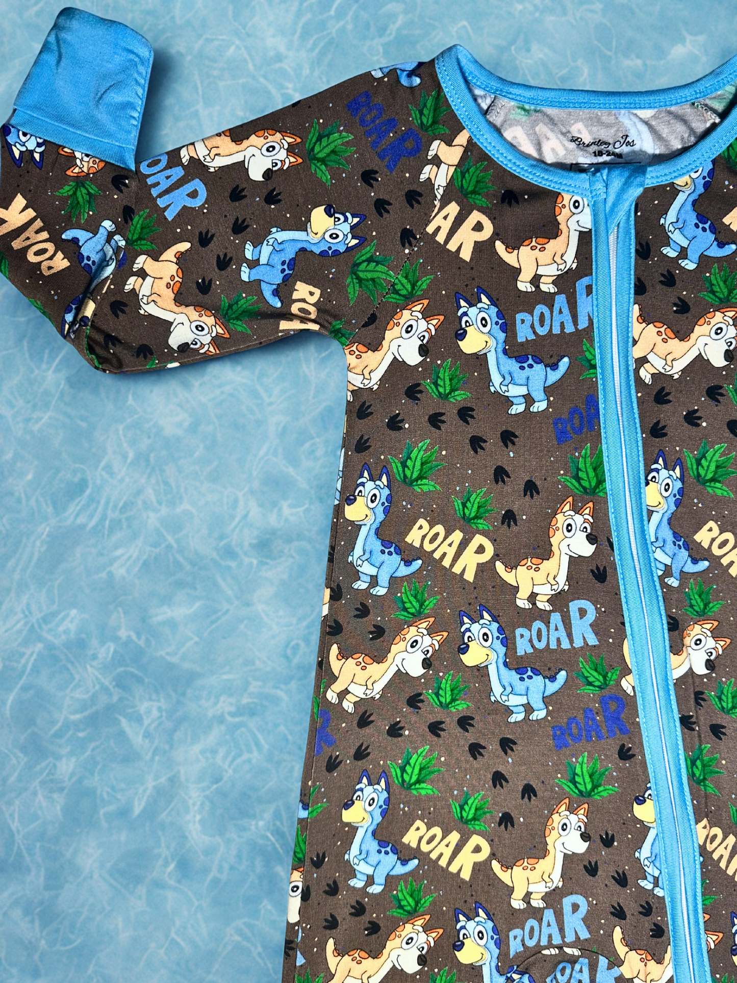 Dino Dog Bamboo Romper