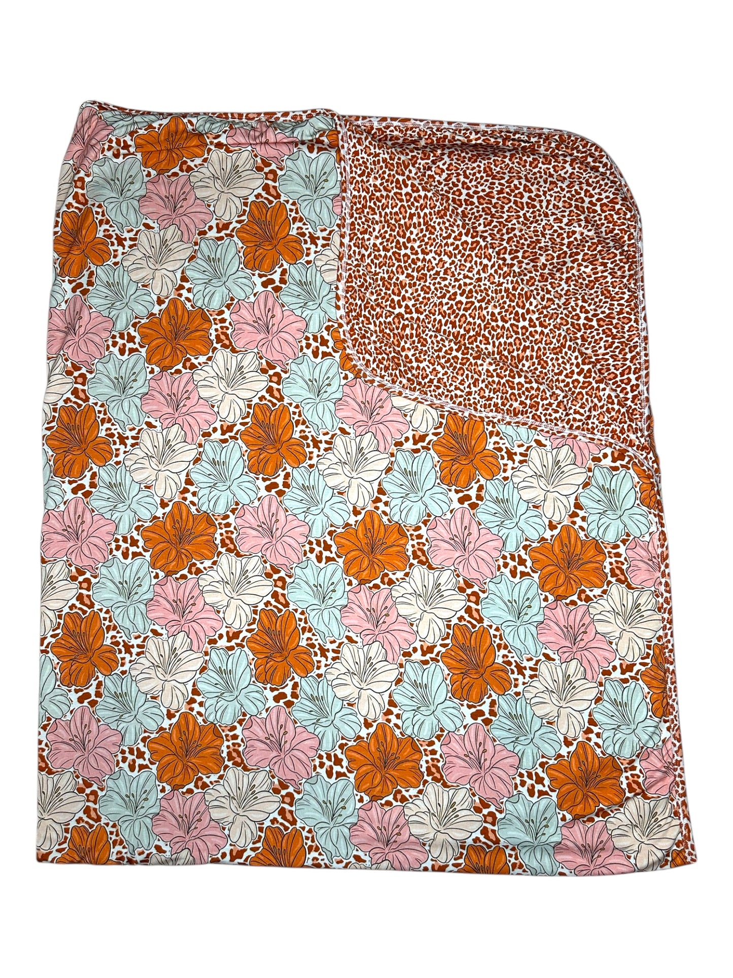 Leopard Lily Bamboo Blanket