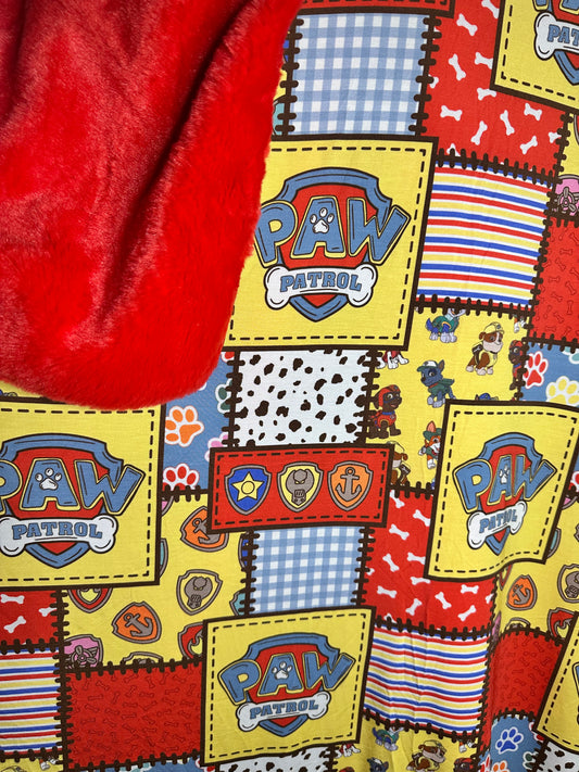 Patchwork Playtime PLUSH Bamboo Blanket