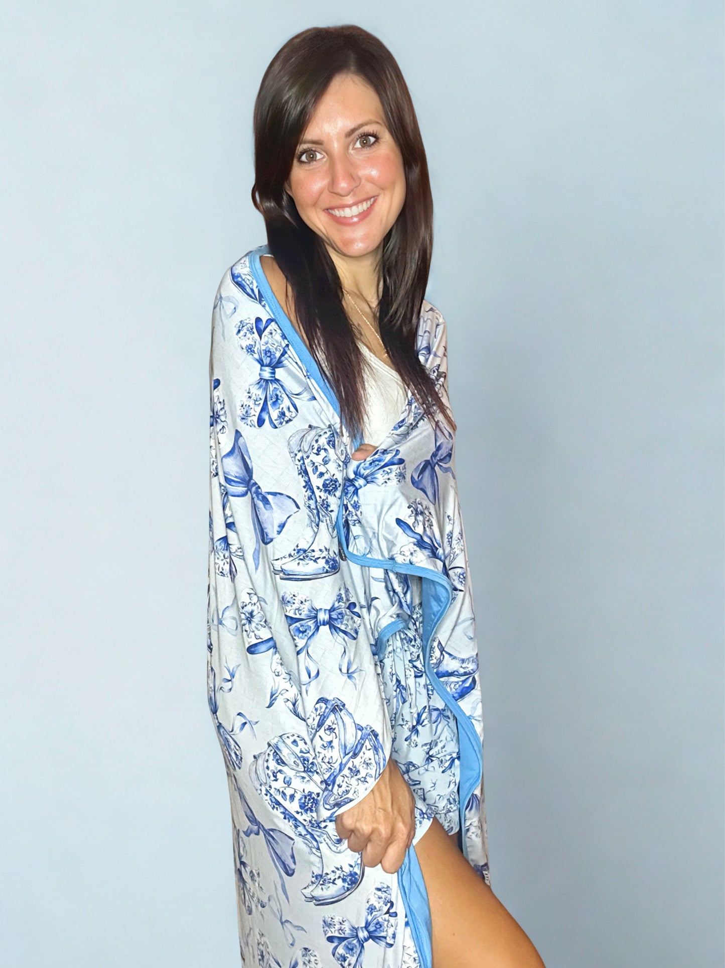 Boots & Bows Bamboo Blanket