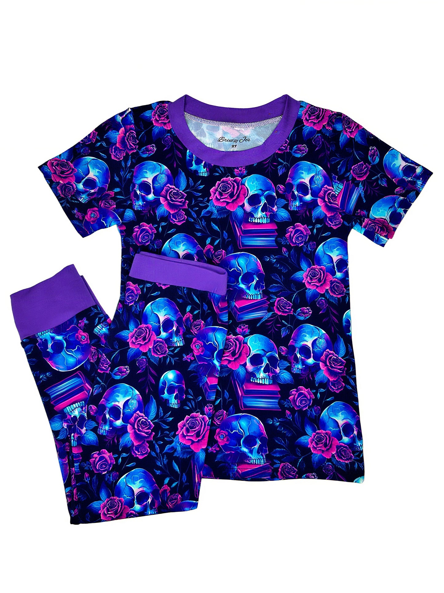 Poison Petals Bamboo Two Piece Pajama Set