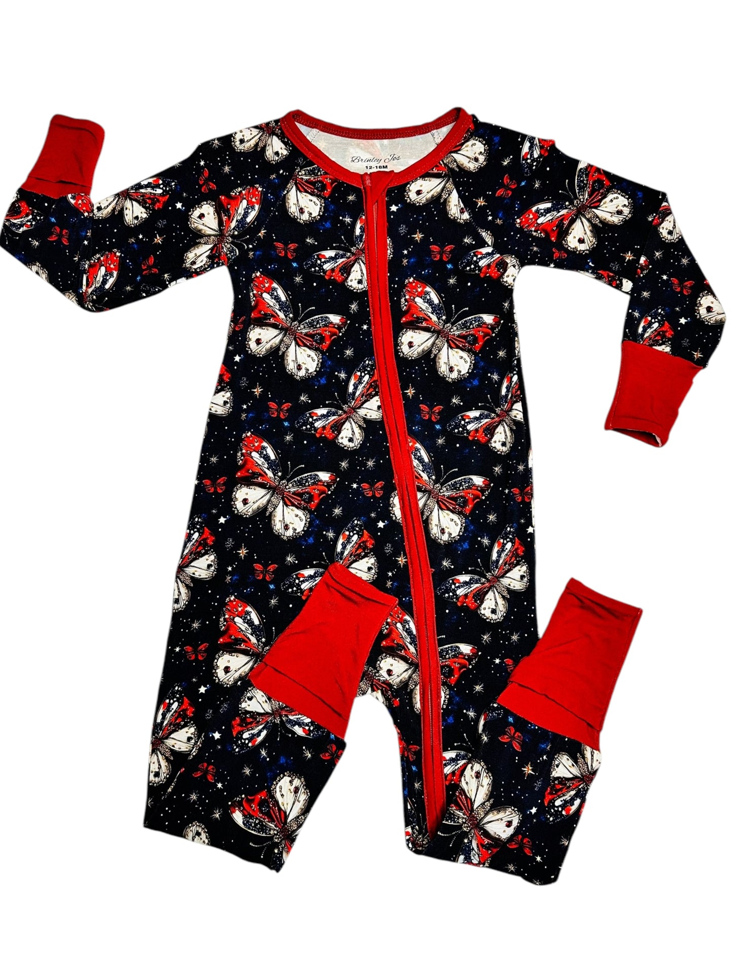 Firework Flutters Bamboo Romper