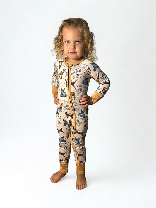 Oh Holy Night Bamboo Romper