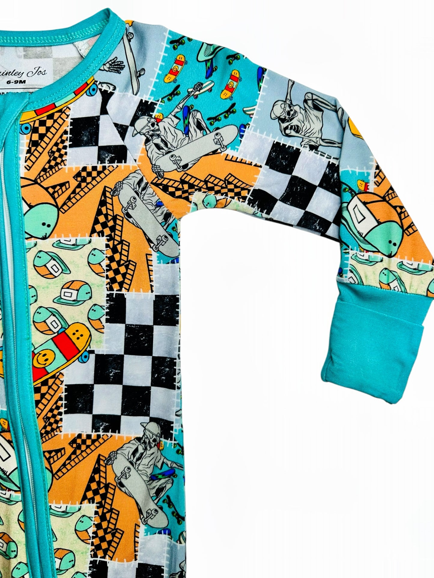 Skater Boy Bamboo Romper
