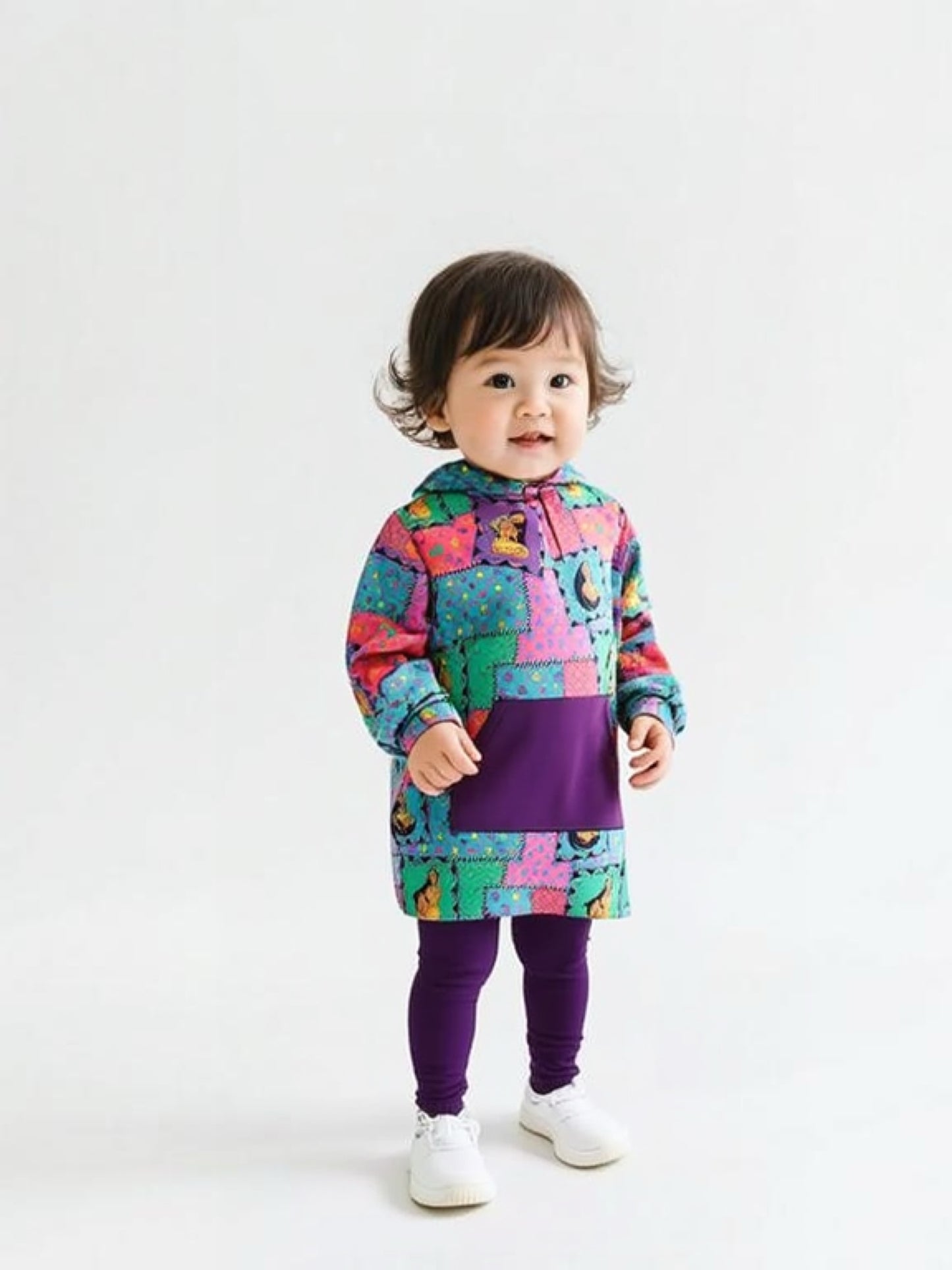 Retro Remix Bamboo Hoodie Toddler/Big Kids/Teen (pre order)