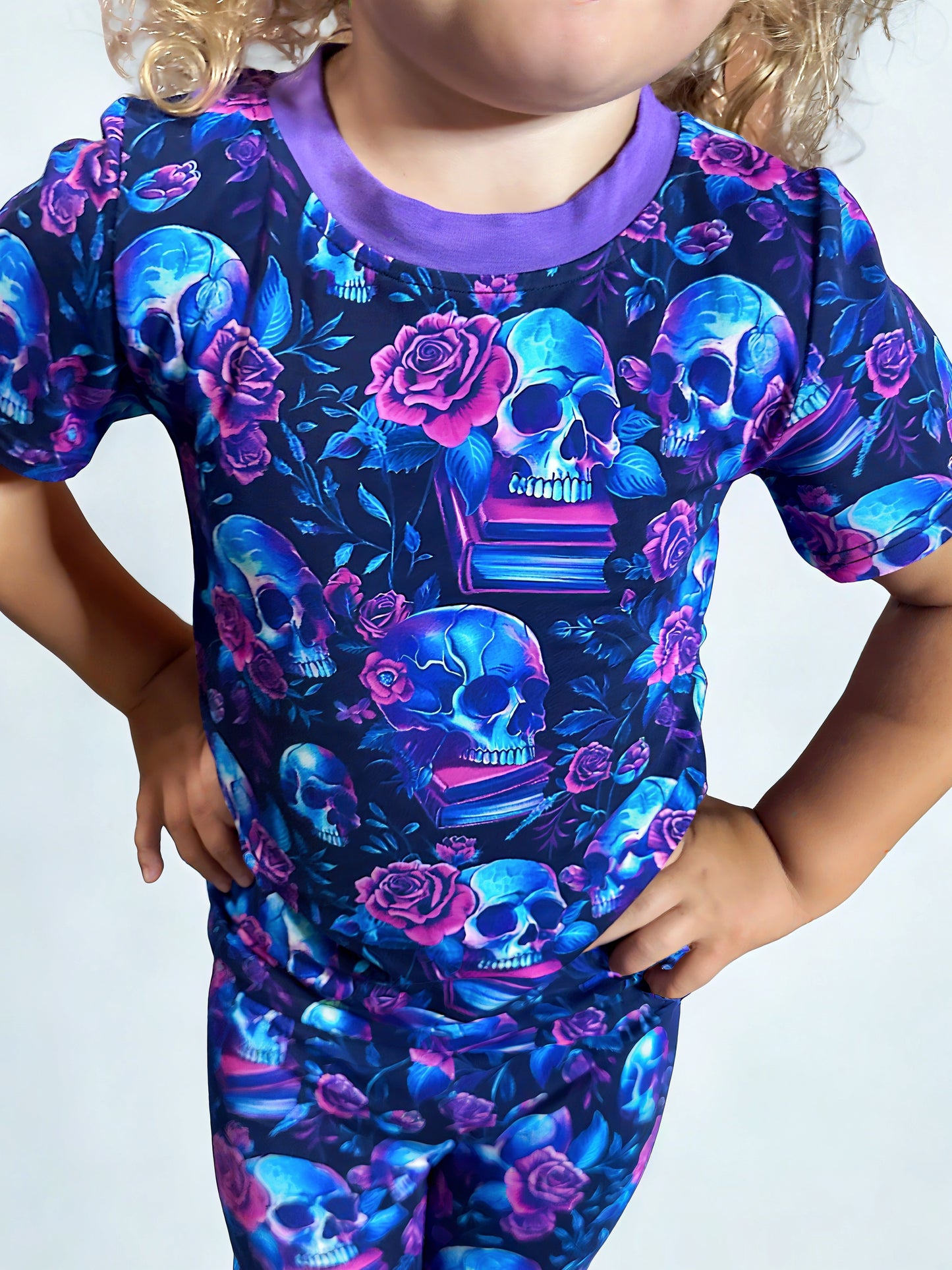 Poison Petals Bamboo Two Piece Pajama Set