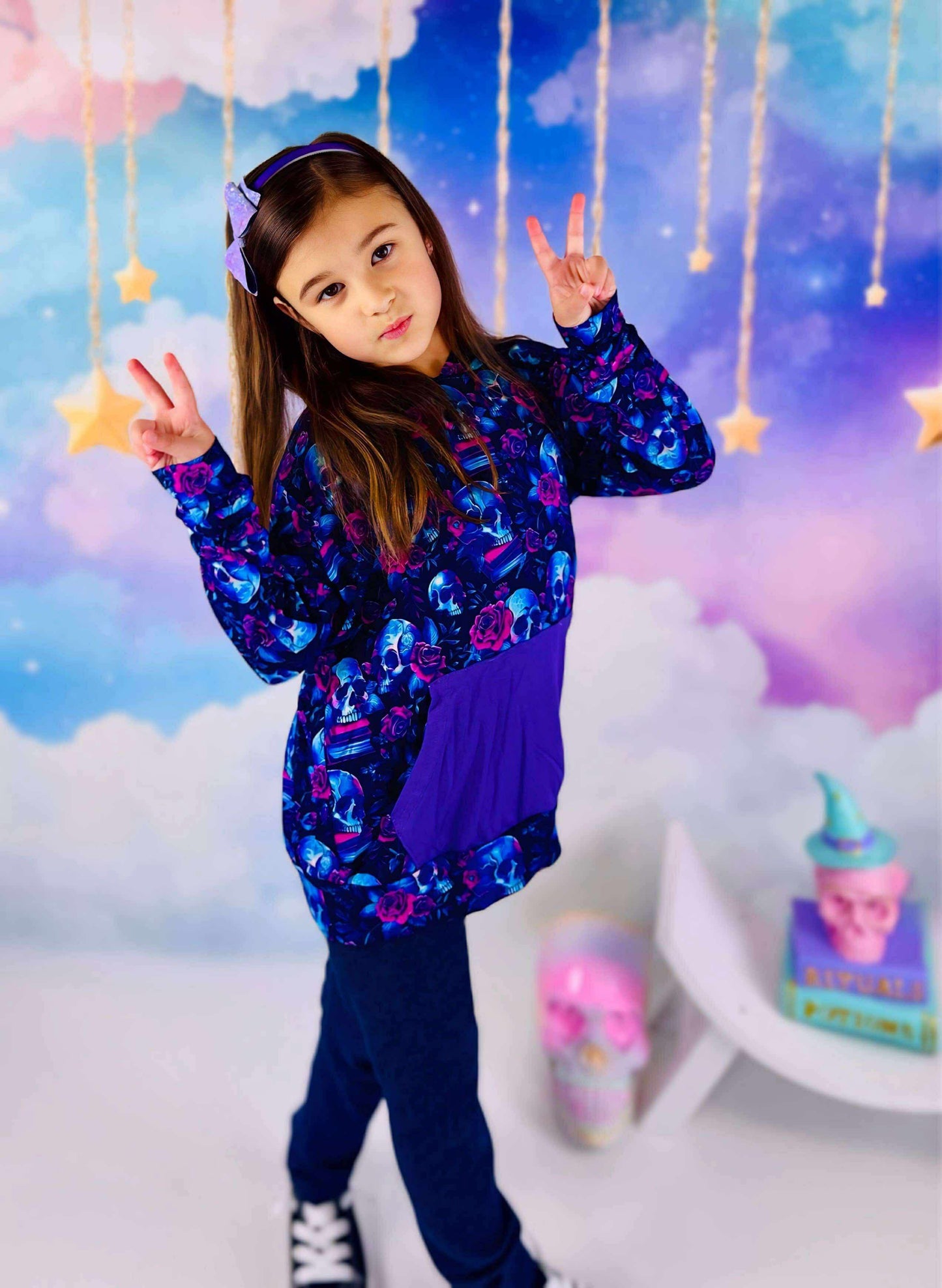 Poison Petals Bamboo Toddler/Big Kid Hoodie