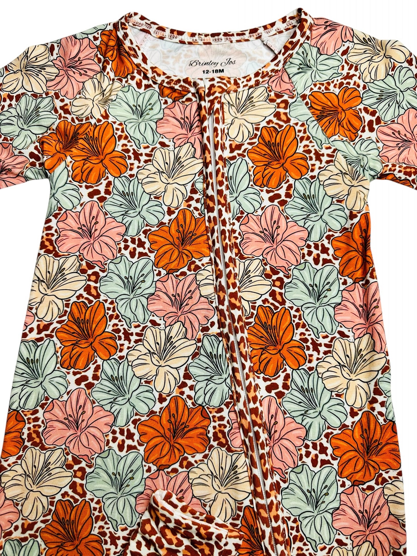 Leopard Lily Bamboo Romper