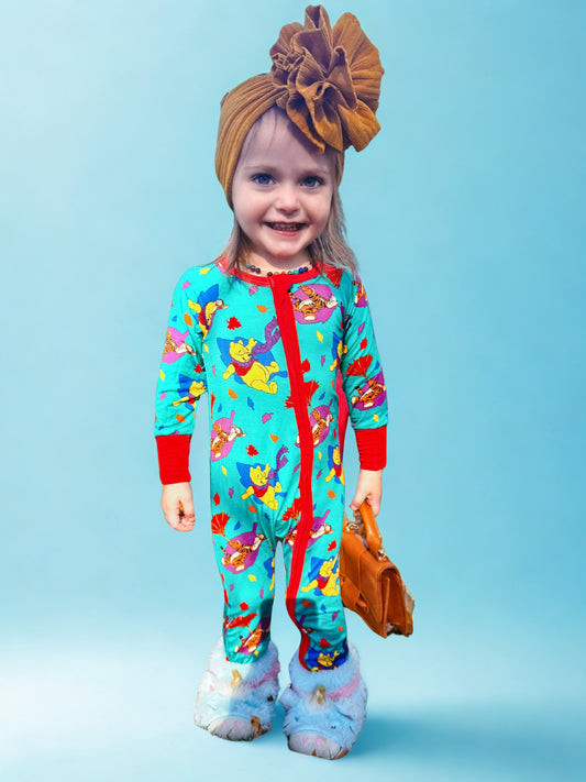 Retro Breeze Bamboo Romper