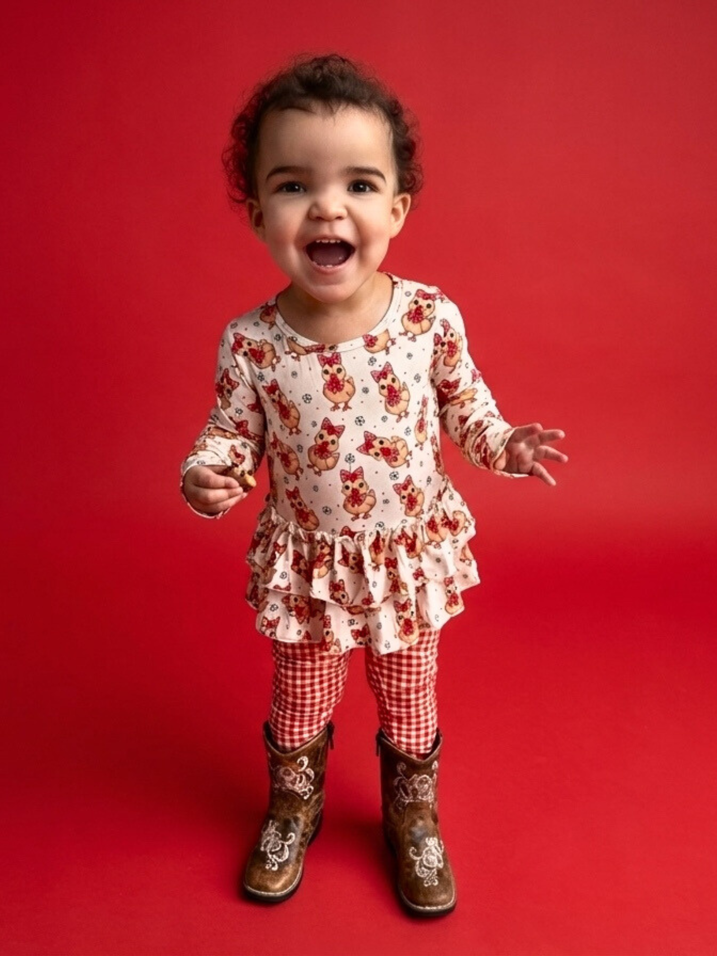 Pretty Peeps Bamboo Peplum Set