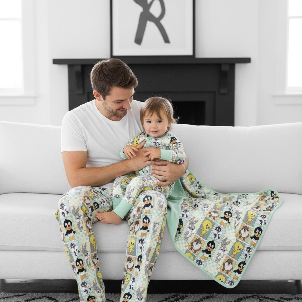 Toon-Tastic Classic Double Layered Bamboo Blanket