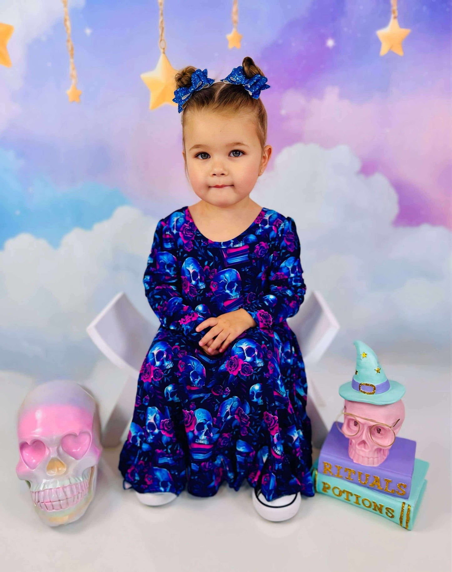Poison Petals Bamboo Twirl Dress