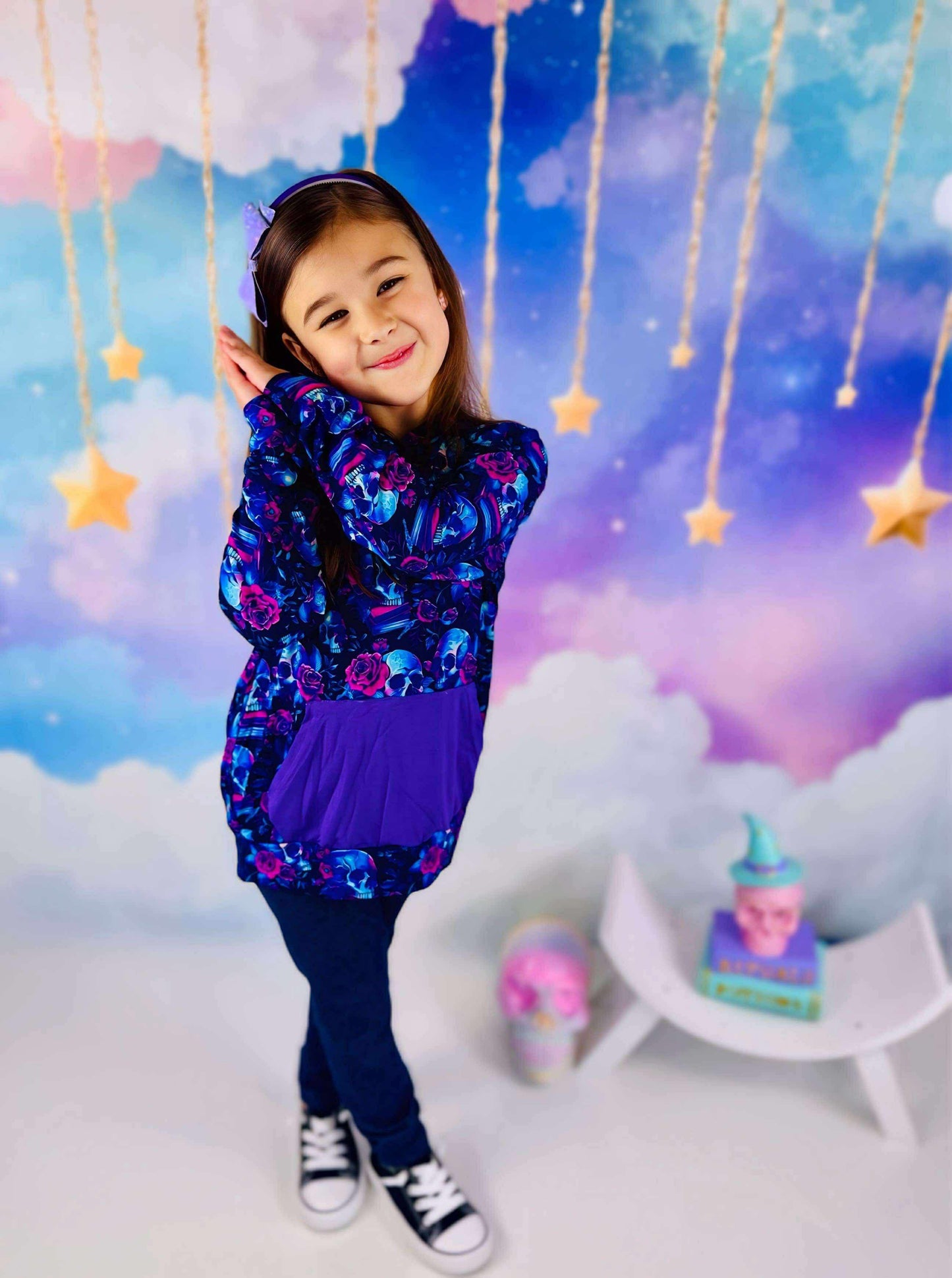 Poison Petals Bamboo Toddler/Big Kid Hoodie