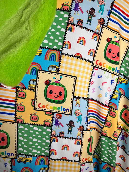 Patterned Pals PLUSH Bamboo Blanket