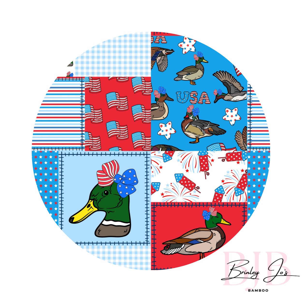 Lil' FireQUACKer Bamboo Romper