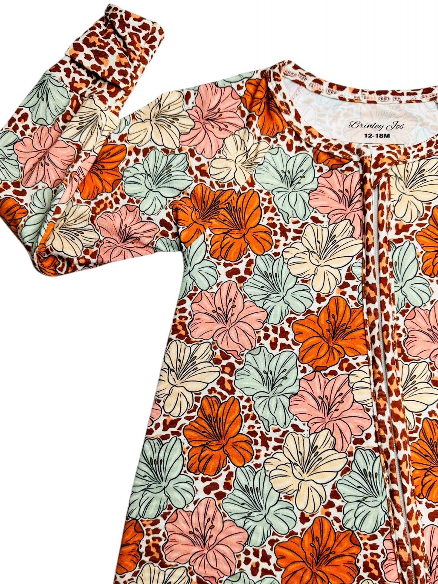 Leopard Lily Bamboo Romper