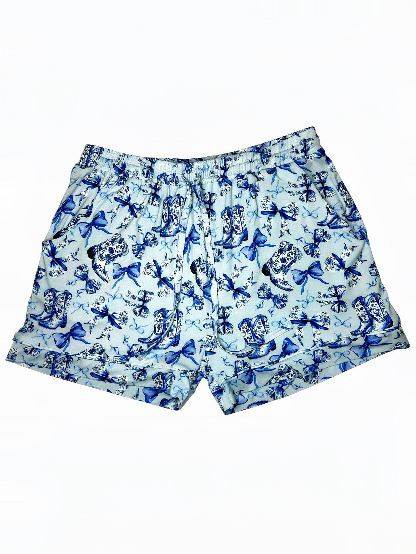 Boots & Bows Adult Bamboo Shorts