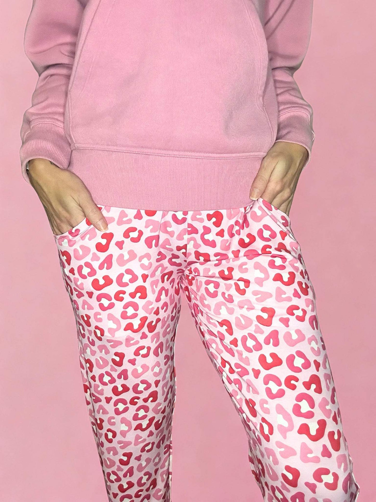 Pretty in Pink Adult Bamboo Joggers
