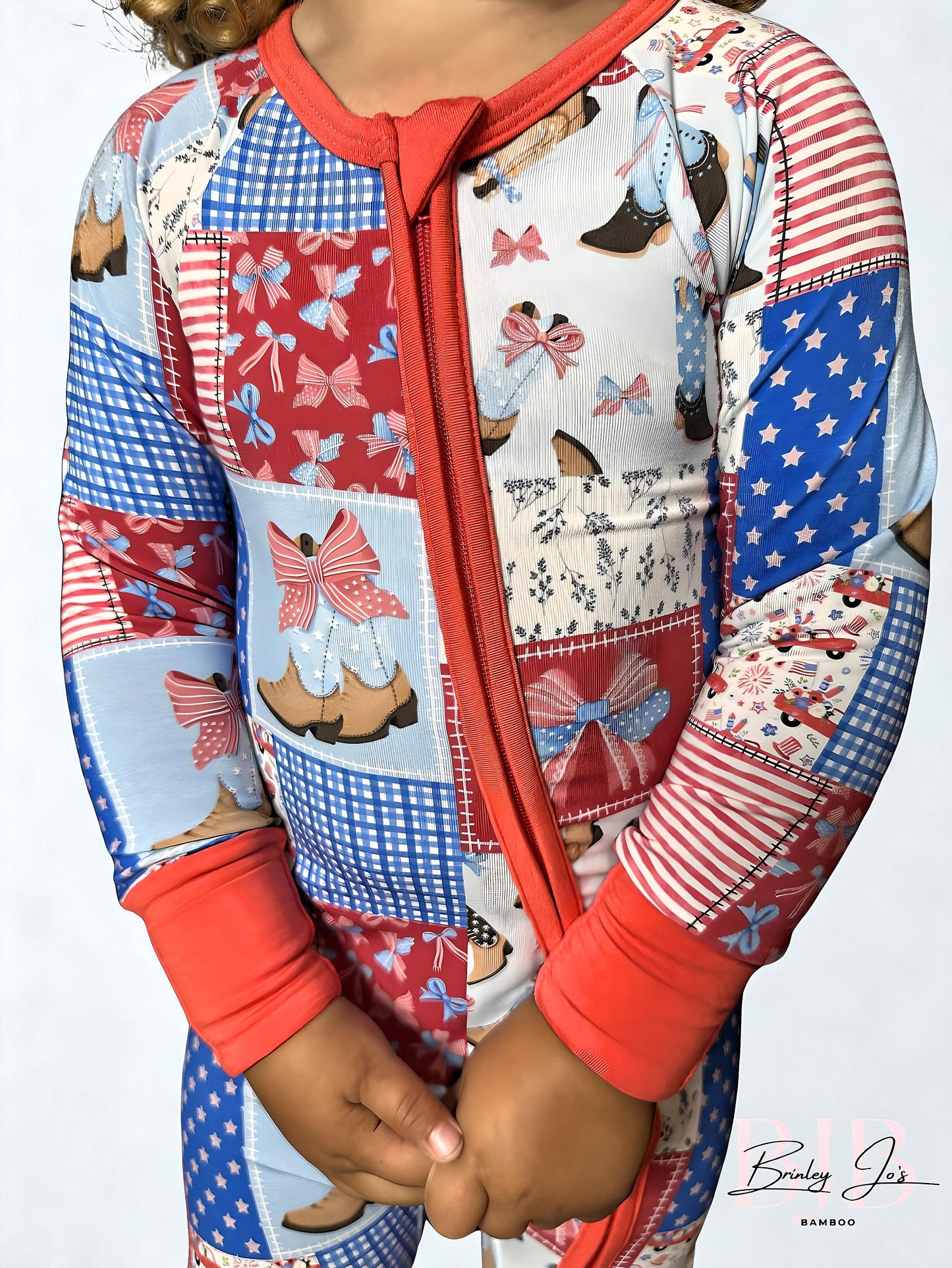 Star-Spangled Sweetheart Bamboo Romper