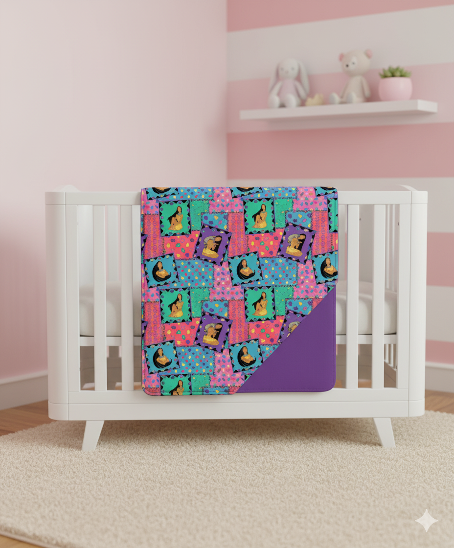 Retro Remix Double Layered Bamboo Blanket (pre order)