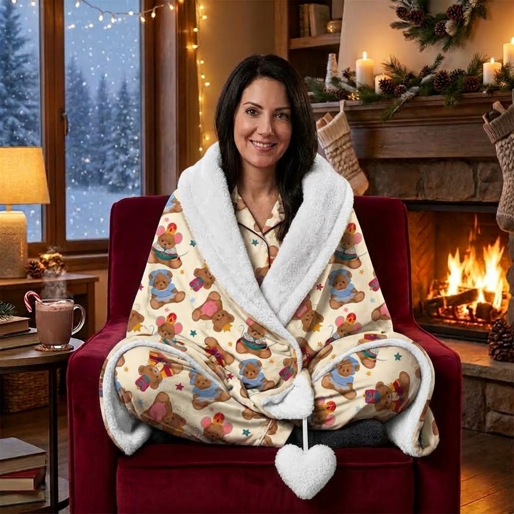 Whisker Wonderland PLUSH Bamboo Blanket (Pre Order with expected delivery at the end of November 2026)
