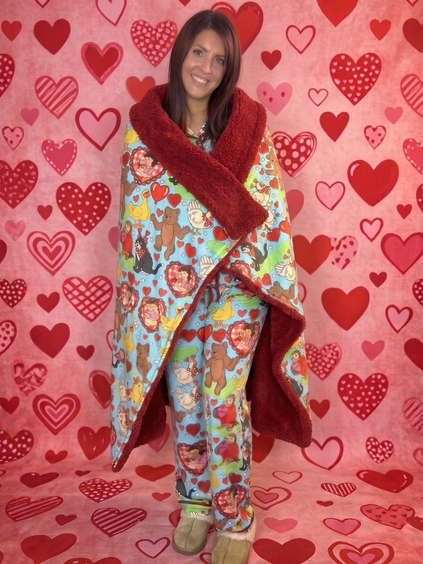 Love You Beary Much PLUSH Bamboo Blanket (Pre Order with expected delivery at the beginning of January 2027)
