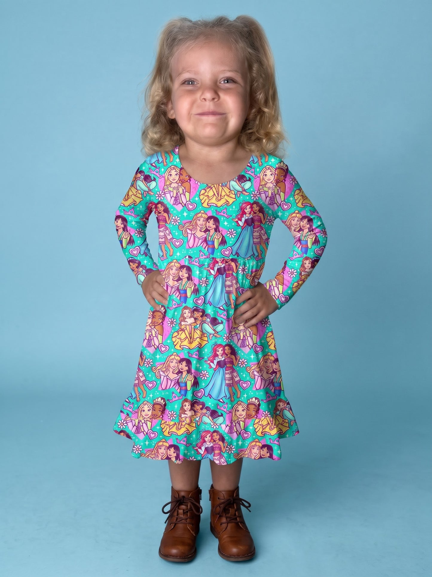 Forever Friends Bamboo Twirl Dress (Pre order with expected arrival time beginning of January)
