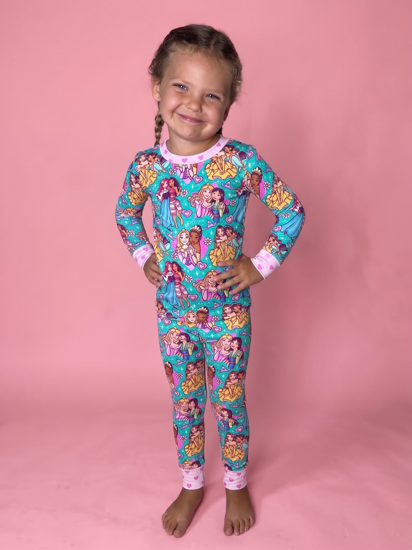 Forever Friends Bamboo Long Sleeve and Pants Two Piece Pajama Set (Pre order with expected arrival at the beginning of January 2027)