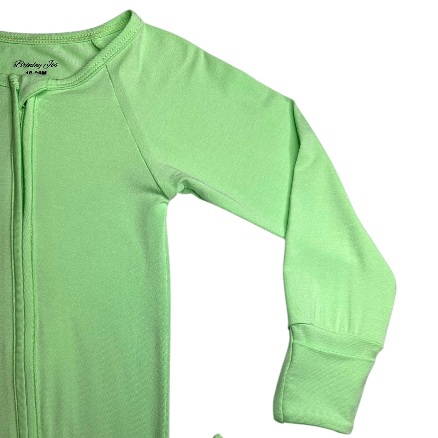 Mint Green Solid Bamboo Romper