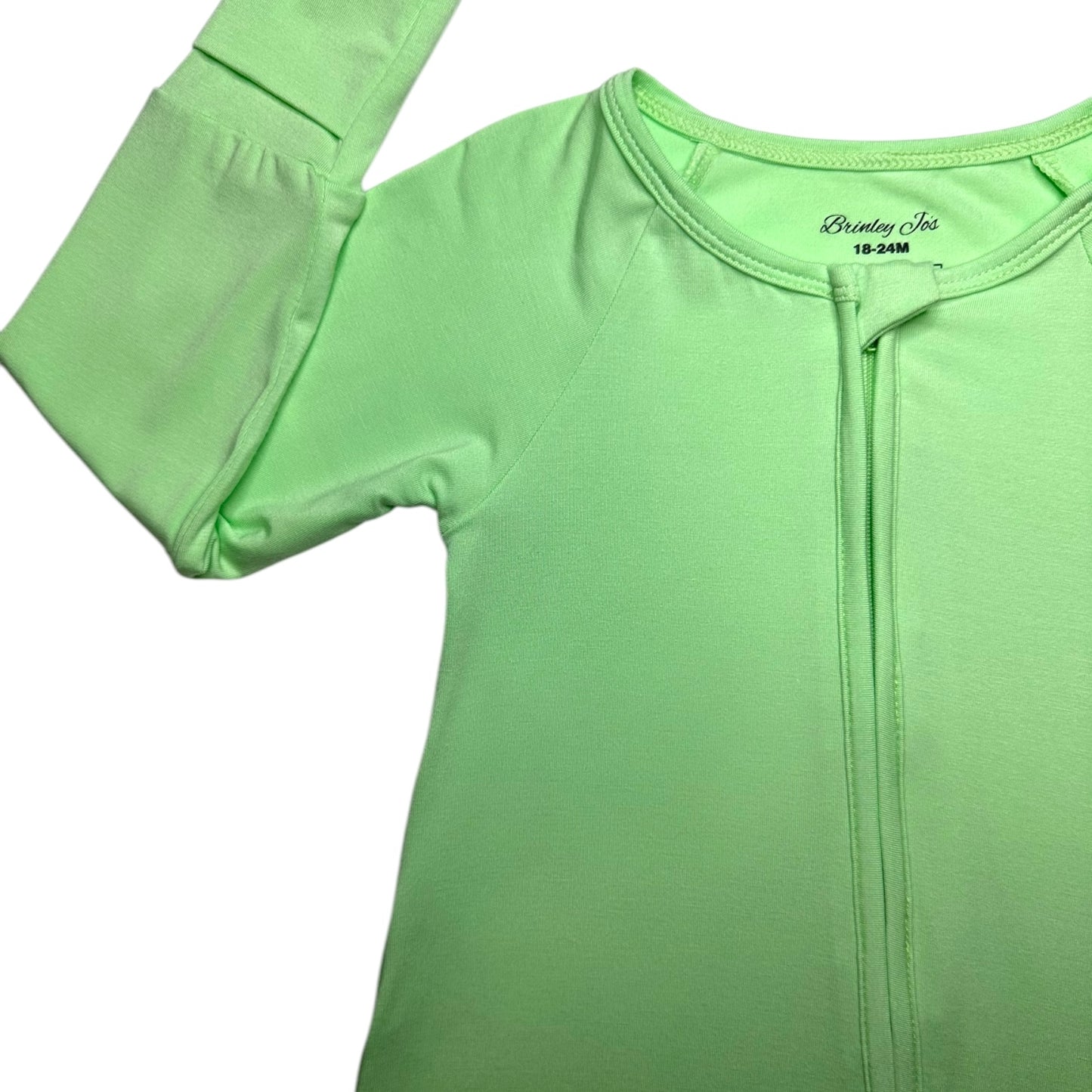 Mint Green Solid Bamboo Romper