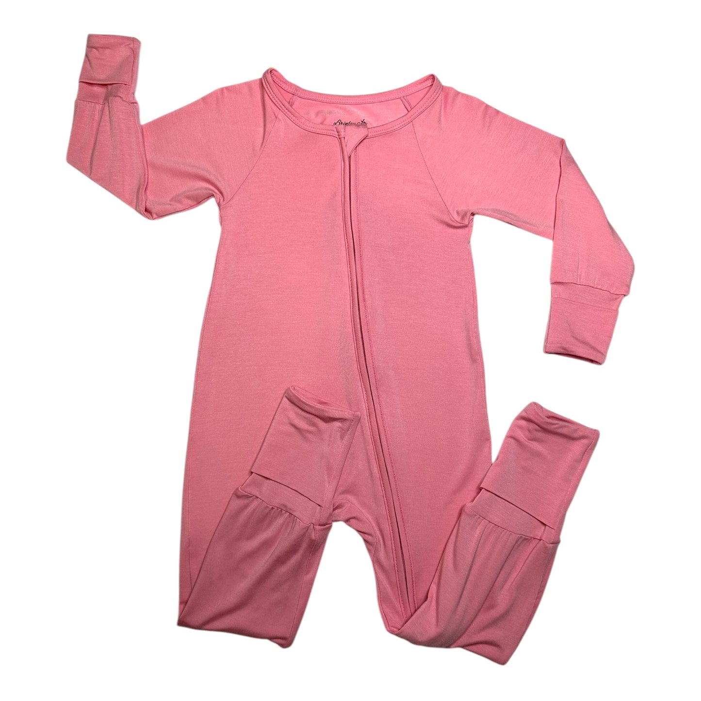 Magenta Solid Bamboo Romper