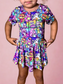 OG Mashup Bamboo Twirl Dress with snaps